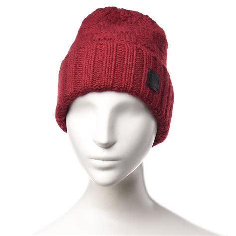 Louis Vuitton Cashmere Damier Helsinki Beanie 